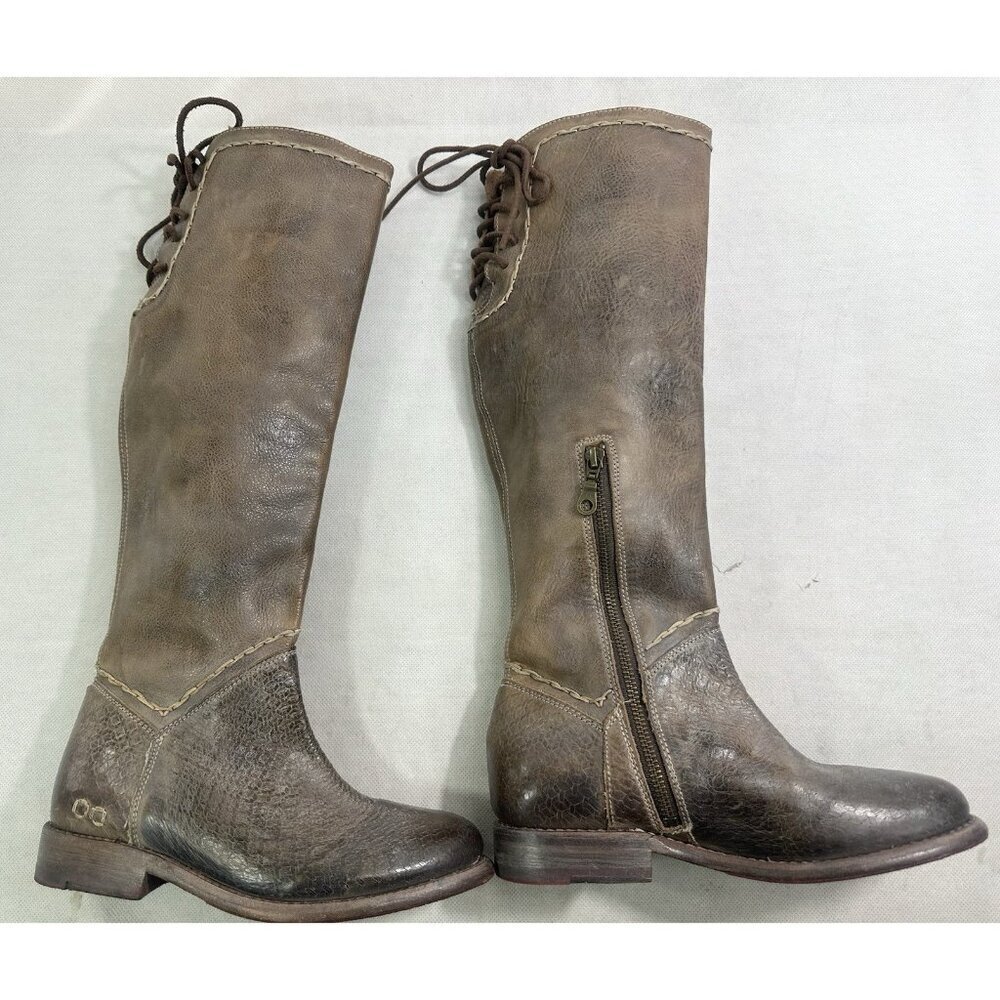 Bed Stu Cobbler Manchester Distressed Leather Tall Boots Women’s 6.5 EUC Read